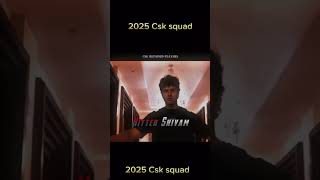 CSK dj song and csk ipl 2025 retained players [upl. by Yllek]