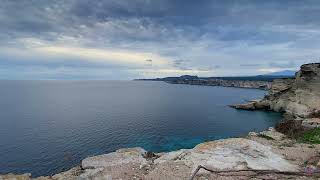 Panorama sur la réserve naturelle des bouches de Bonifacio en Corse depuis le phare de Pertusato [upl. by Festus]