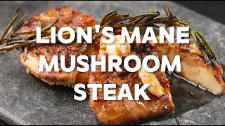 Lions Mane Mushroom Steak [upl. by Ewnihc]