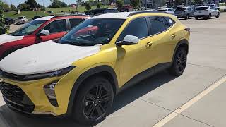 2024 Chevy Trax Activ FWD Nitro Yellow Walk Around Video [upl. by Ordnagela]