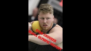 Shot Putter RYAN CROUSER makes OLYMPIC History [upl. by Naenaj760]