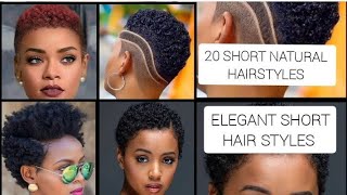 20 Short Natural hairstyles that look great on anyone [upl. by Nehcterg267]