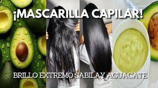 Tratamiento casero para cabello seco y Maltratado🧡 Sabila y Miel Luisana Carrero [upl. by Akenet]