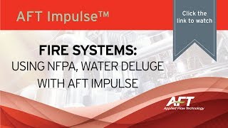 Fire systems Using NFPA water deluge with AFT Impulse [upl. by Enileuqcaj]