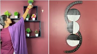 DIY Modern Wall Decor Ideas  Easy Cardboard Craft and Shelving Hacks for Home [upl. by Ittocs726]