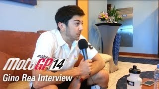 MotoGP 14 Gino Rea Interview [upl. by Yllatan]