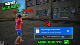 HS PESCOÇO 👺🔥 XIT 100 ATUALIZADO COM LINK DIREITO MEDIAFIRE ✅  HS FREEFIRE [upl. by Haramat276]