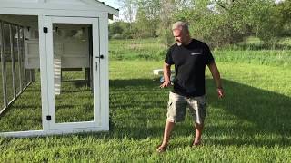 How to Install a Predator Apron Around a Chicken Coop [upl. by Einej]