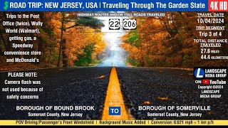 10042024 Part 3 of 4  Bound Brook to Somerville New Jersey USA [upl. by Doran]