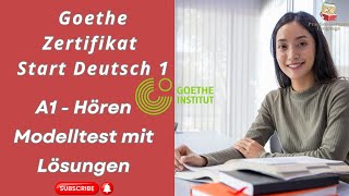 Goethe Zertifikat A1 Exam Listening Practice with Answers  Start Deutsch1 German Exam 2024 [upl. by Htehpaj]