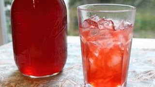 Strawberry Syrup  How to Make Fresh Strawberry Syrup and Strawberry Soda [upl. by Lamoureux663]