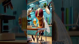 Fruit Flies Get Drunk Like Humans Do brainjoose fruitflyfacts weirdscience shorts [upl. by Inattirb]