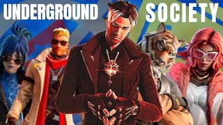 Chapter 5 Storyline Explained  The UNDERGROUND and The SOCIETY Fortnite season 1 Storyline [upl. by Ecnatsnok]