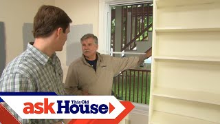 How to Build a Custom BuiltIn Using Stock Shelving  Ask This Old House [upl. by Pulcheria]