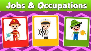 Jobs and Occupations  Vocabulary for Kids  Educational Video For Kids [upl. by Samanthia]