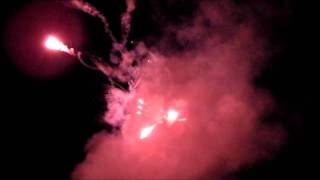 Reporting Red 61 shot Repeater Boomer Fireworks [upl. by Panaggio]