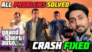 FIXED GTA 5 CRASH PROBLEM SOLVED  GAMECONFIG 3351  GTA 5 MODS 2024  HINDIURDU  THE NOOB [upl. by Cletus258]