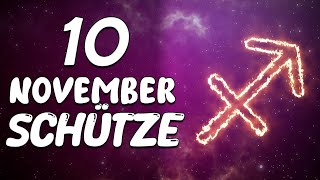 ACHTUNG👀 DU FÄLLST VOM STUHL WENN DU DAS SIEHST🪑 SCHÜTZE ♐ HEUTE 10 November 2024 [upl. by Torrance]