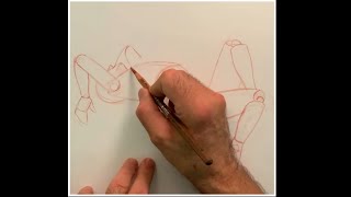 Stereometry and foreshortening figurestudy drawing gesturedrawing figuredrawing [upl. by Noy]