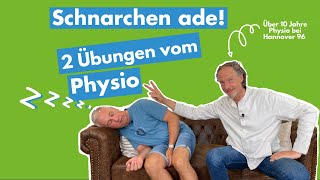 Kein Schnarchen mehr 2 Übungen vom Physiotherapeuten [upl. by Fillender]