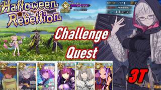 FGO NA Halloween Rebellion CQ  Featuring Jacques de Molay 3T [upl. by Zobias810]