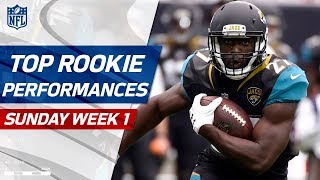 Top Rookie Performances from Sunday Week 1  NFL Highlights [upl. by Ada]