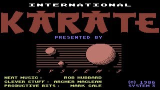 International Karate Saga C64 GERMAN IK amp IK [upl. by Dirgni]