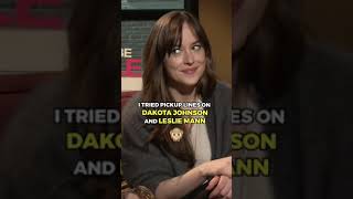 Dakota Johnson amp Leslie Mann Rate My Pickup Lines [upl. by Lucia]