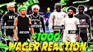 Neon Wagered Tio2K amp JGoated For 1000 On NBA2K22 And You WONT BELIEVE WHAT HAPPENED😱 MUST SEE [upl. by Onidranreb93]