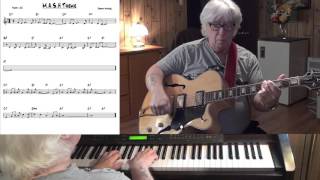 MASH Theme  Jazz guitar amp piano cover  Johnny Mandel [upl. by Stoat566]