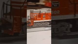 tyco sd24 burlington route pulls the wilson foods train [upl. by Kaufmann]