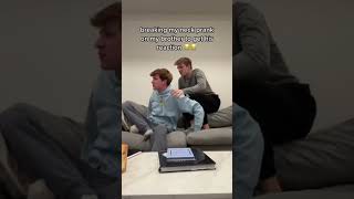 BREAKING MY NECK PRANK ON MY BROTHER 👬  Scott Kress [upl. by Kcirdahs]