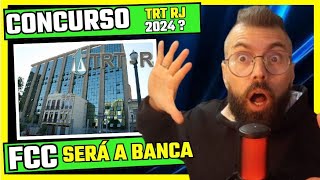 TRT RJ  BANCA FCC  CONCURSO VEM AI [upl. by Aikemat826]