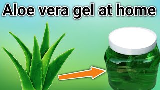 How to Make Aloe Vera Gel at Home [upl. by Xavler]