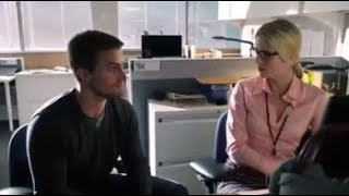 Arrow 1x03  Oliver meets Felicity for the first time [upl. by Manheim]