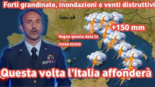 METEO Allarme rosso Linverno non vuole finire perché unaltra tempesta più violenta si avvicina [upl. by Ileana]