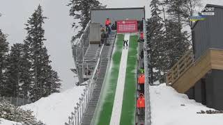 Nika Prevc MŚJ Zakopane 2022 1055m  Hill Record [upl. by Thevenot143]