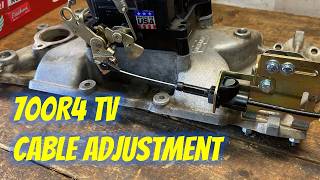 700R4 Transmission TV Cable Adjustment [upl. by Htieh]