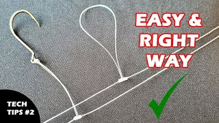 How to tie a PATERNOSTER RIG  DROPPER LOOP easily and correctly [upl. by Early]