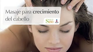 Masaje para crecimiento del cabello  Relájate  Salud180 [upl. by Ellekram]