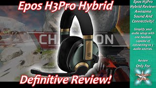 Epos H3Pro Hybrid Review Awesome Sound And Connectivity [upl. by Kean]