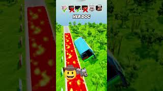 Help Me Get My Crush Attention In A Car Jump Challenge 🚗 🌋 shorts beamngdrive [upl. by Thirza]