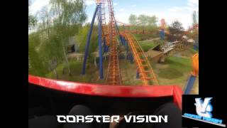 CoasterVision WalyCoaster WALYGATOR PARK OnRide 2012 [upl. by Ag790]