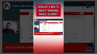 KIZILAY 2 BİN TL NAKİT YARDIMI NASIL ALINIR [upl. by Hinkle822]