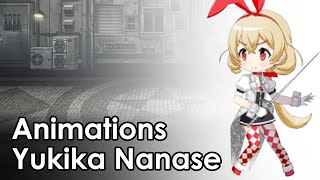 Yukika Nanase  Battle Animations [upl. by Riay]