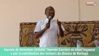 Formation quotJournée Carrière en Jésusquot organisée par la coordination des lecteurs de Korhogo [upl. by Nyar]