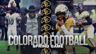 COLORADO FOOTBALL THE GOOD THE BAD THE SPRING GAME [upl. by Ernestus867]