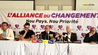 Conférence de presse de lAlliance du Changement [upl. by Haimarej176]