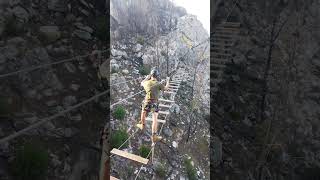 The Via ferrata after the fire [upl. by Chassin]