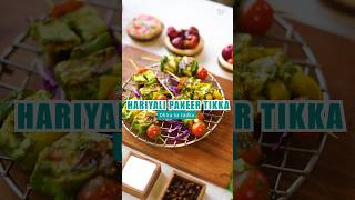 Hariyali Paneer Tikka  Jain Paneer Starter  Quick Party Snacks DhiraKaTadka 🤗Paneertikka recipe [upl. by Gilles]